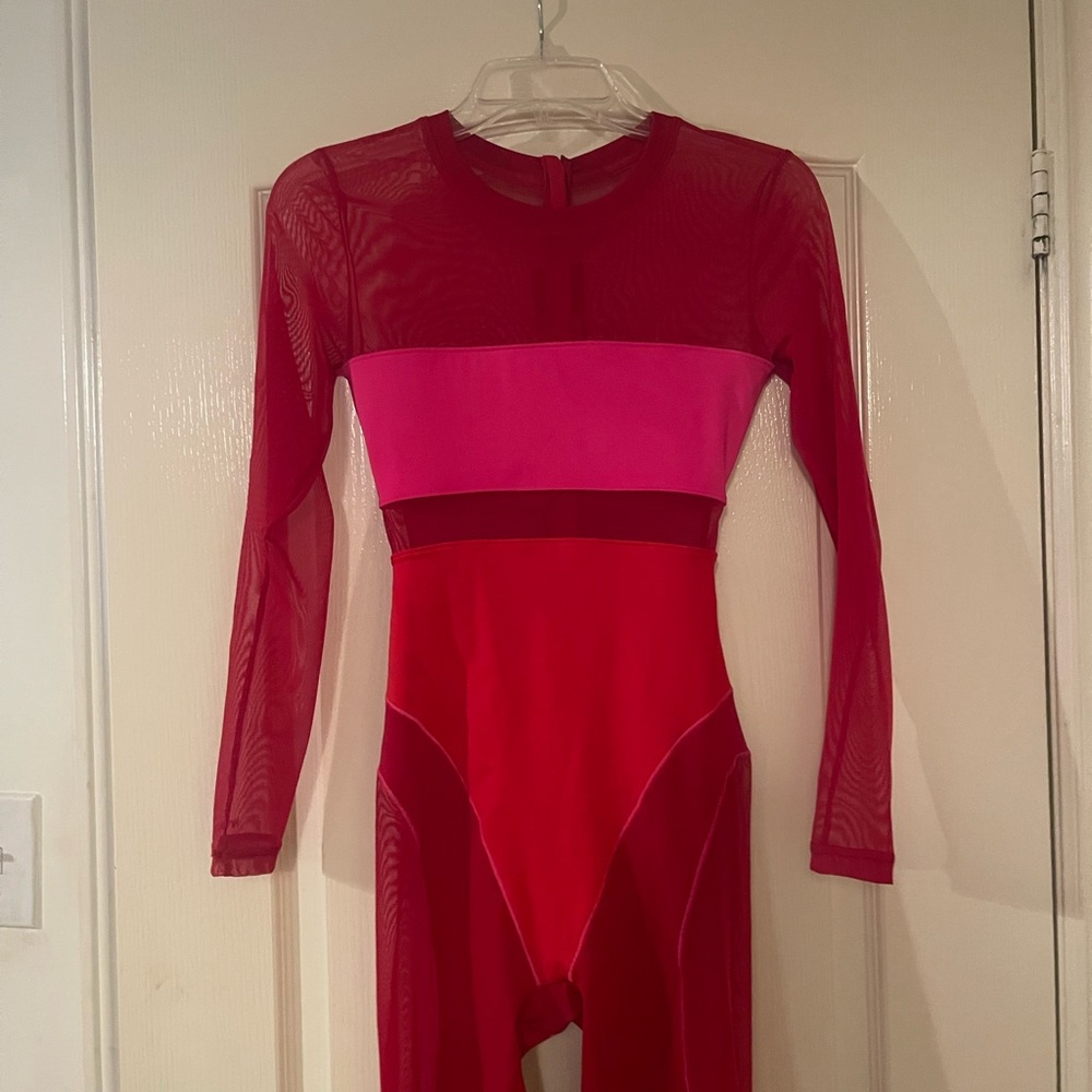 ADIDAS IVY PARK HEART BLOCKED CATSUIT - Picture 4 of 10